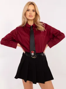 Shirt-DHJ-KS-9213-1.77P-burgundy