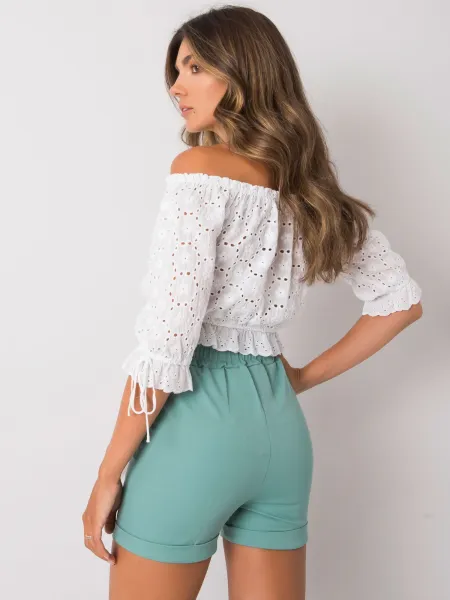 Shorts-DHJ-SN-13260.38P-Turquoise