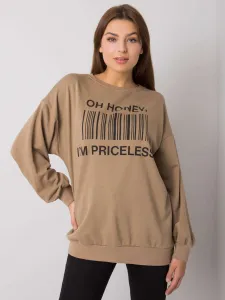 Sweatshirt-EM-BL-536/1U.84P-dark beige