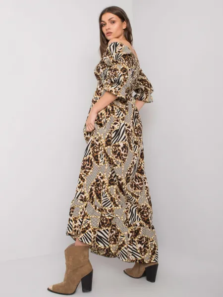 Dress-DHJ-SK-13965.71P-black-beige
