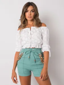 Shorts-DHJ-SN-13260.38P-Turquoise