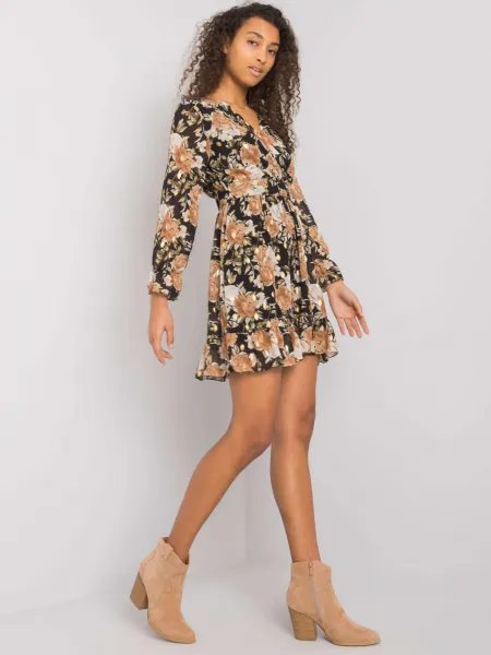 Dress-DHJ-SK-12220-2.14P-black-beige