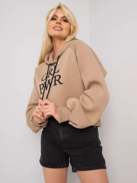 Sweatshirt-EM-BL-651/3.39X-dark beige