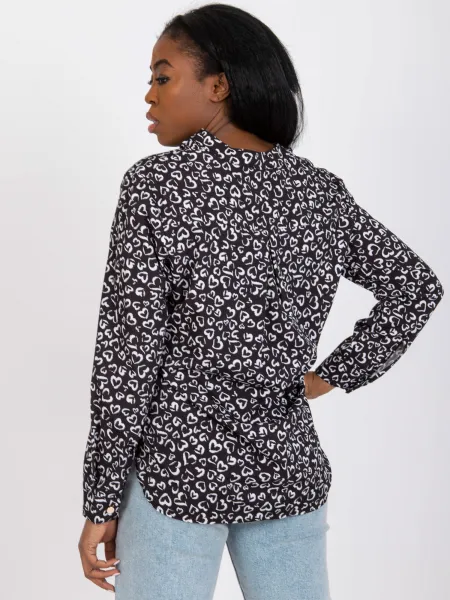 Blouse-DHJ-BZ-6825.56-black-white