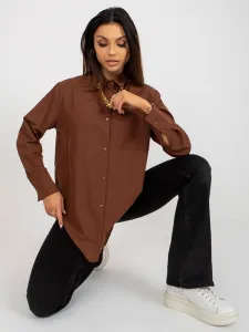 Shirt-TO-KS-7183.81P-brown