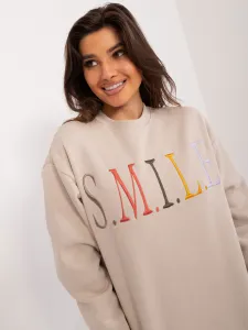 Sweatshirt-D10606BA02565C-beige