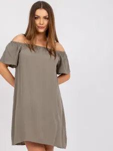 Dress-D73761M30145G-khaki