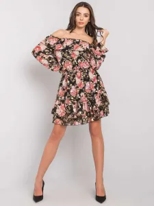 Dress-DHJ-SK-15015-2.73P-Black-Pink
