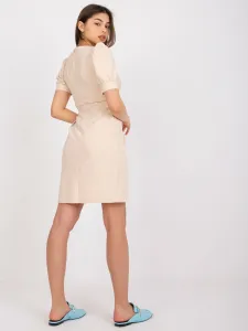 Dress-LK-SK-508622.06P-light beige