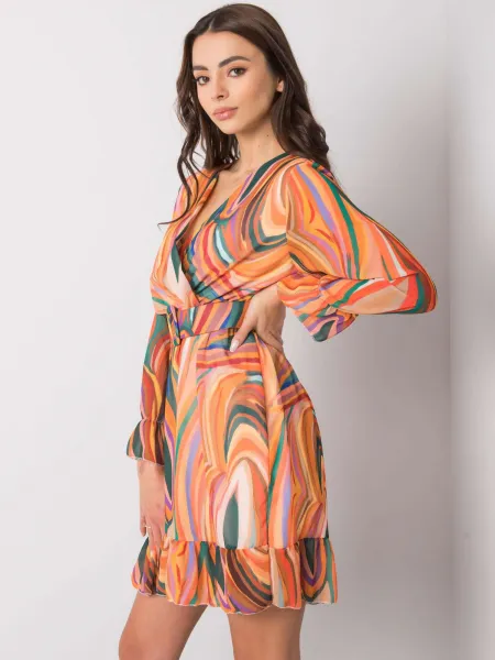 Dress-DHJ-SK-12220-4.21-Orange