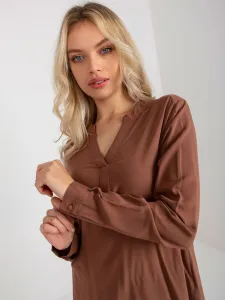 Blouse-D73761M11081A-brown