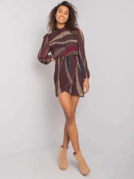 Dress-DHJ-SK-15265.90-dark brown