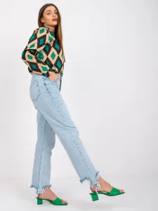 Blouse-DHJ-BZ-15256.53P-black-green