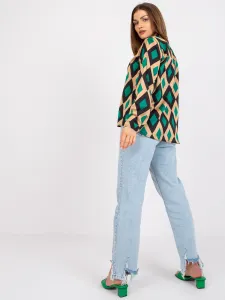 Blouse-DHJ-BZ-15256.53P-black-green