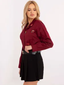 Shirt-DHJ-KS-9230.75P-burgundy