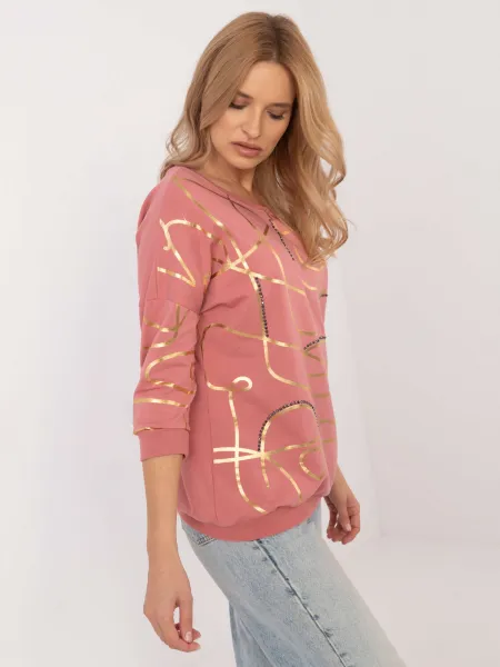 Blouse-CLM-BZ-1257.71-dark pink