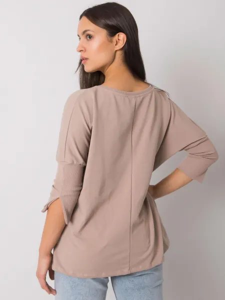 Blouse-RV-BZ-7362.19-dark beige