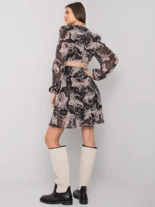 Dress-LC-SK-22K-3035.03P-black-beige