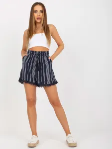 Shorts-D73771M62233KA-navy blue