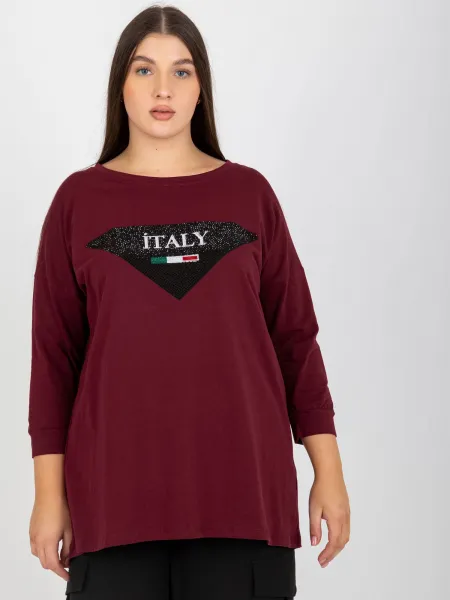 Blouse-VI-BZ-2911.82P-dark purple