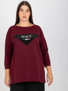 Blouse-VI-BZ-2911.82P-dark purple