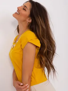 Blouse-LK-BZ-505783-2.01P-dark yellow