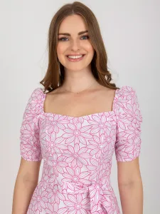 Dress-LK-SK-509002.03P-white-pink