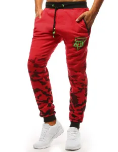 Pánske tepláky DStreet Red camo