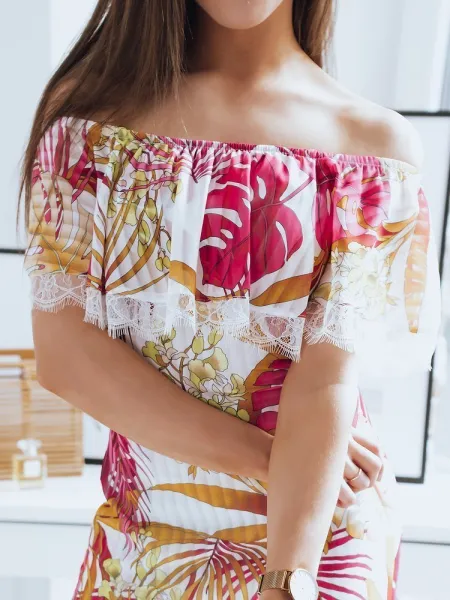 Dámske šaty LOSA biele Dstreet