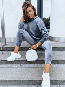 Dámsky župan zo žíníkov SO COMFY Farba grafitová DSTREET
