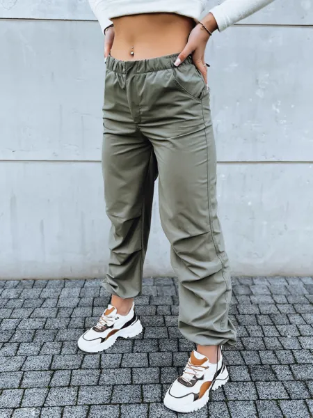 Dámske padákové nohavice MORAT Farba Khaki DSTREET