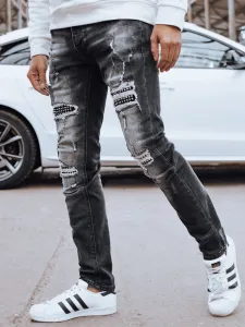 Spodnie męskie jeansowe czarne Dstreet