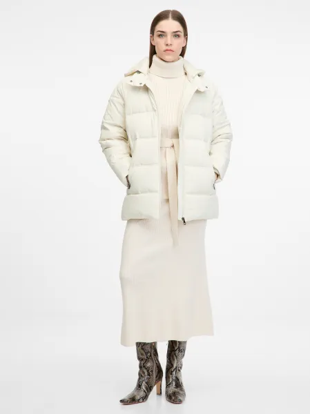 Beige Women's Down Jacket ORSAY - Women's