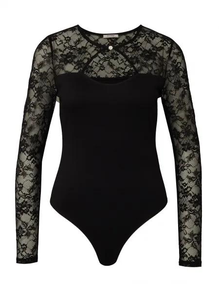 Black Women's Bodysuit with Long Sleeves ORSAY - Women's