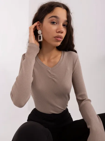 Blouse-RV-BZ-9210.73-dark beige