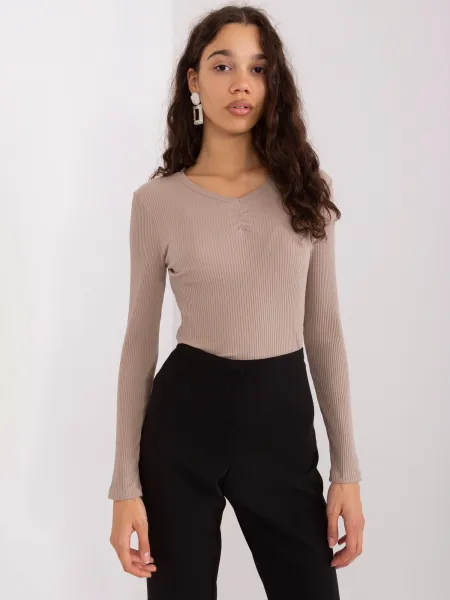 Blouse-RV-BZ-9210.73-dark beige