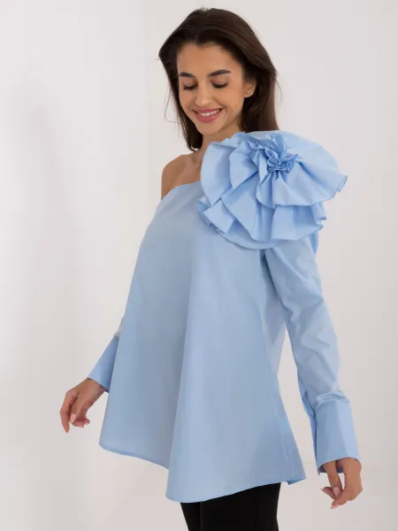 Blouse-LK-BZ-509656.21-light blue