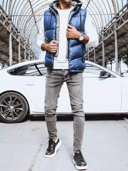 Pánska vesta DStreet Blue