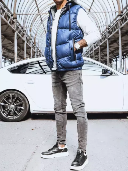 Pánska vesta DStreet Blue