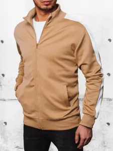 Pánska rozopínacia mikina Farba Khaki DSTREET