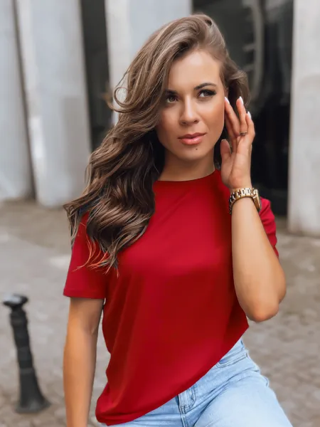 Dámske tričko MAYLA červené Dstreet