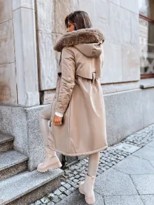Dámska zimná bunda LUSTER Farba béžová DSTREET