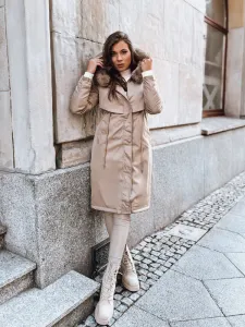 Dámska zimná bunda LUSTER Farba béžová DSTREET