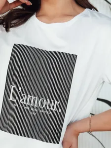 Dámske tričko LAMOUR biele