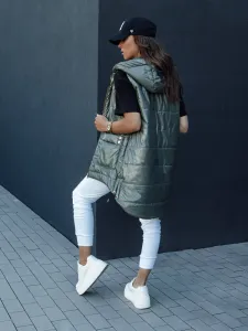 Dámska prešívaná vesta JESS zelená