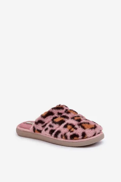 Dámske Kožušinové Papuče Leopard Inblu