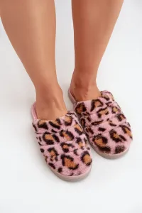 Dámske Kožušinové Papuče Leopard Inblu