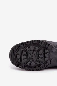 PH2 Pánske Snehule Na Zips Zateplené Kožušinou Čierne Linnora