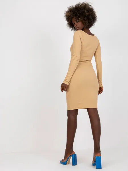 Dress-FN-SK-4607.16X-camel