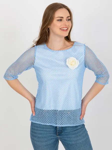 Blouse-LK-BZ-506642.94-light blue